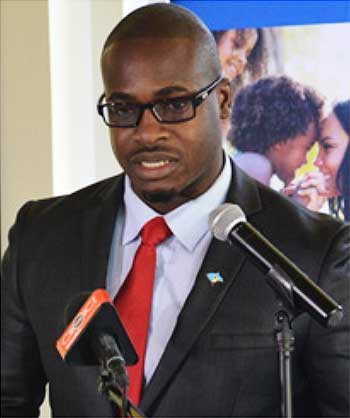 Saint Lucia Youth Development and Sports Minister, Kenson Casimir. (PHOTO: Anthony De Beauville)