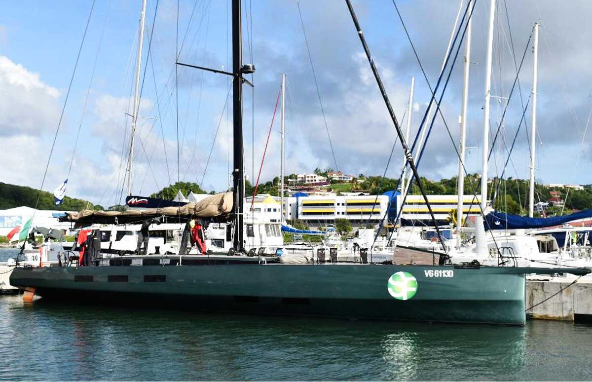 12 Nacira 69 currently docked at the IGY Rodney Bay Marina. (Photo: Anthony De Beauville)