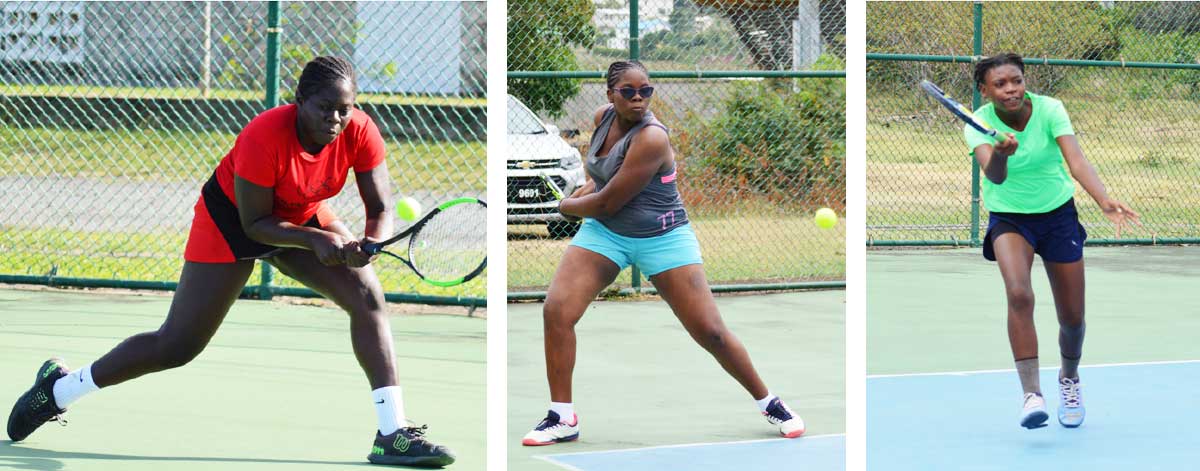 (L-R) Iyana Paul, Lotoya Murray and Amara Jn Marie. (Photo: Anthony De Beauville)