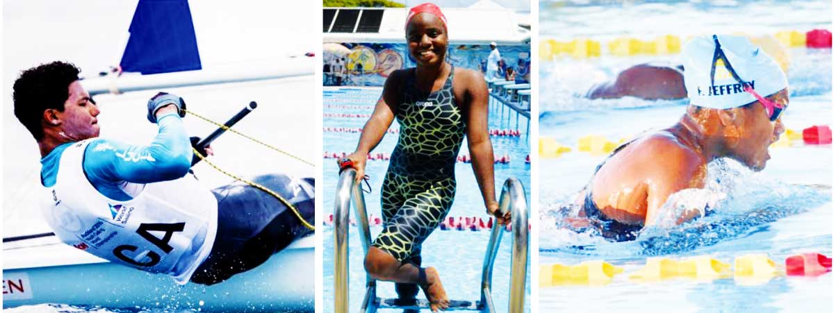 Luc Chevrier takes home a bronze medal from the Pan Am Junior Games in Cali, Columbia; Swimmer Maikili Charlemagne sets a new national record in the 50 metres freestyle in a time of 26.99 seconds at the 2020 Tokyo Olympic Games and 12 year old swimmer Fayth Jeffery continues to smash records in the pool. (Photo: LC/ Anthony De Beauville/ DKJ) 