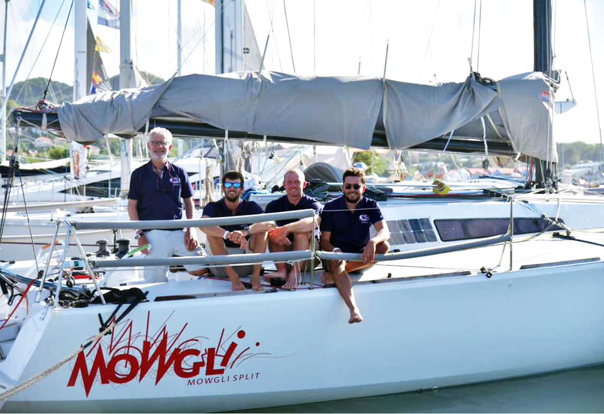 Mowgli yacht and crew members …