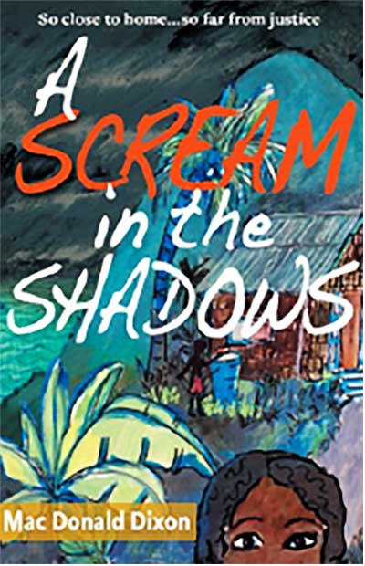 The front cover of "A Scream in the Shadows"