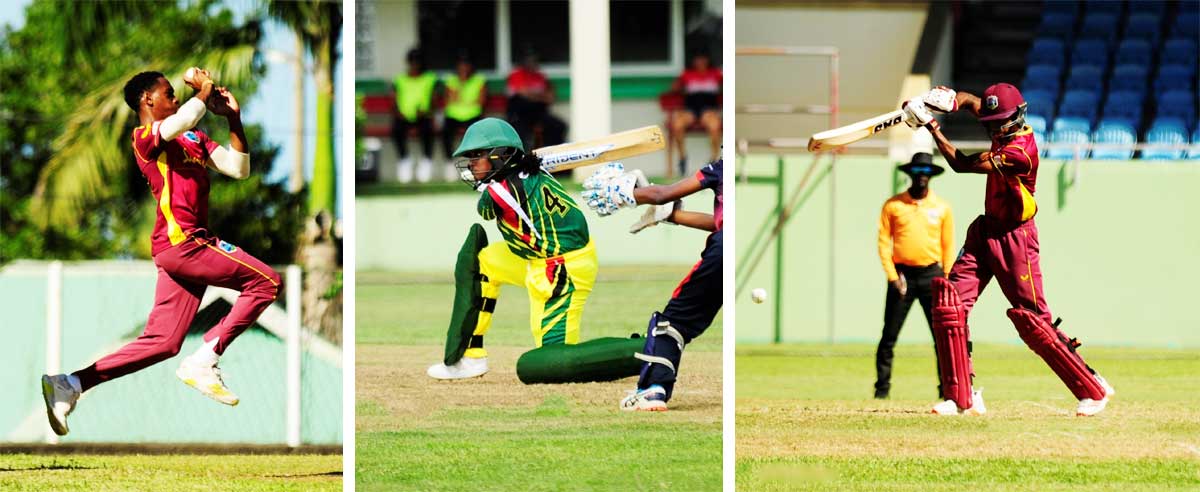 [L-R] Mc Kenny Clarke, Zaida James, Ackeem Auguste (Photos by Robertson Henry)
