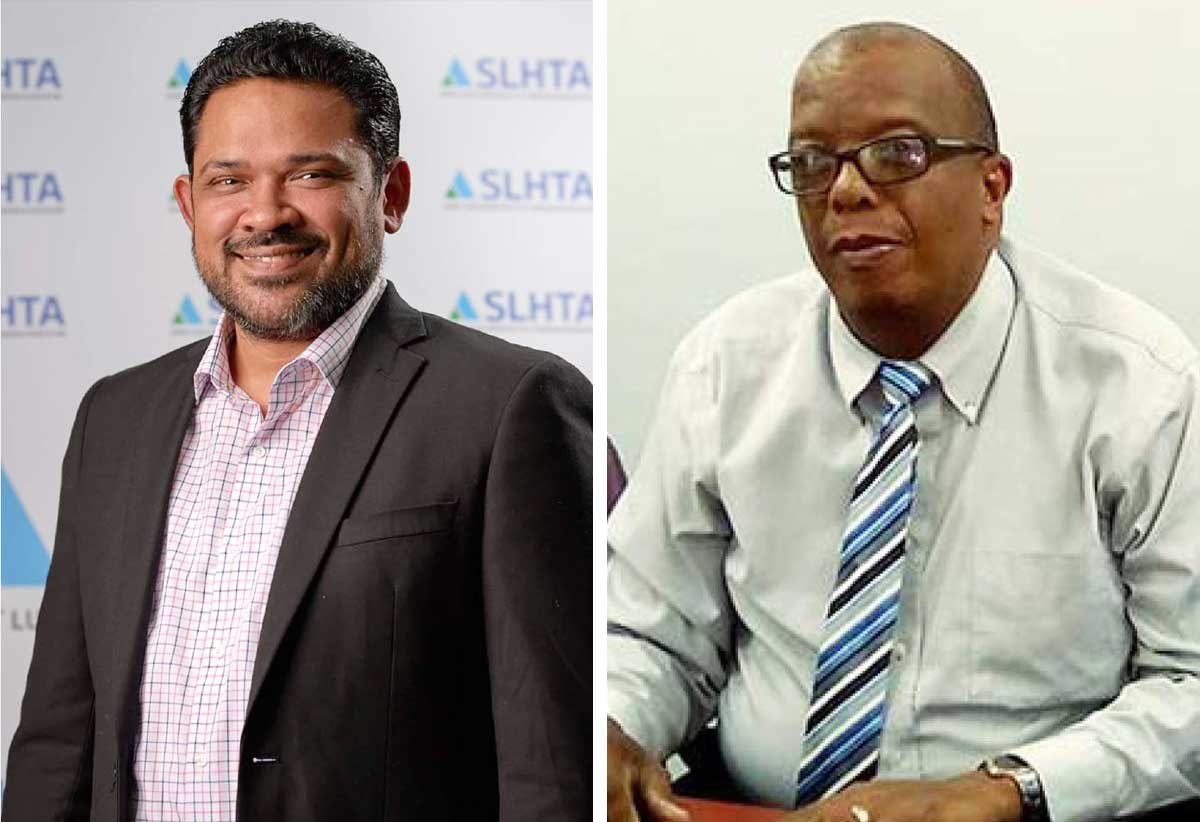 SLHTA CEO, Noorani Azeez & Claude Paul - General Secretary CSA