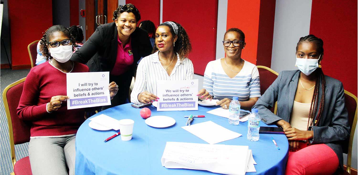 Women at the SLOC Inc. conference.