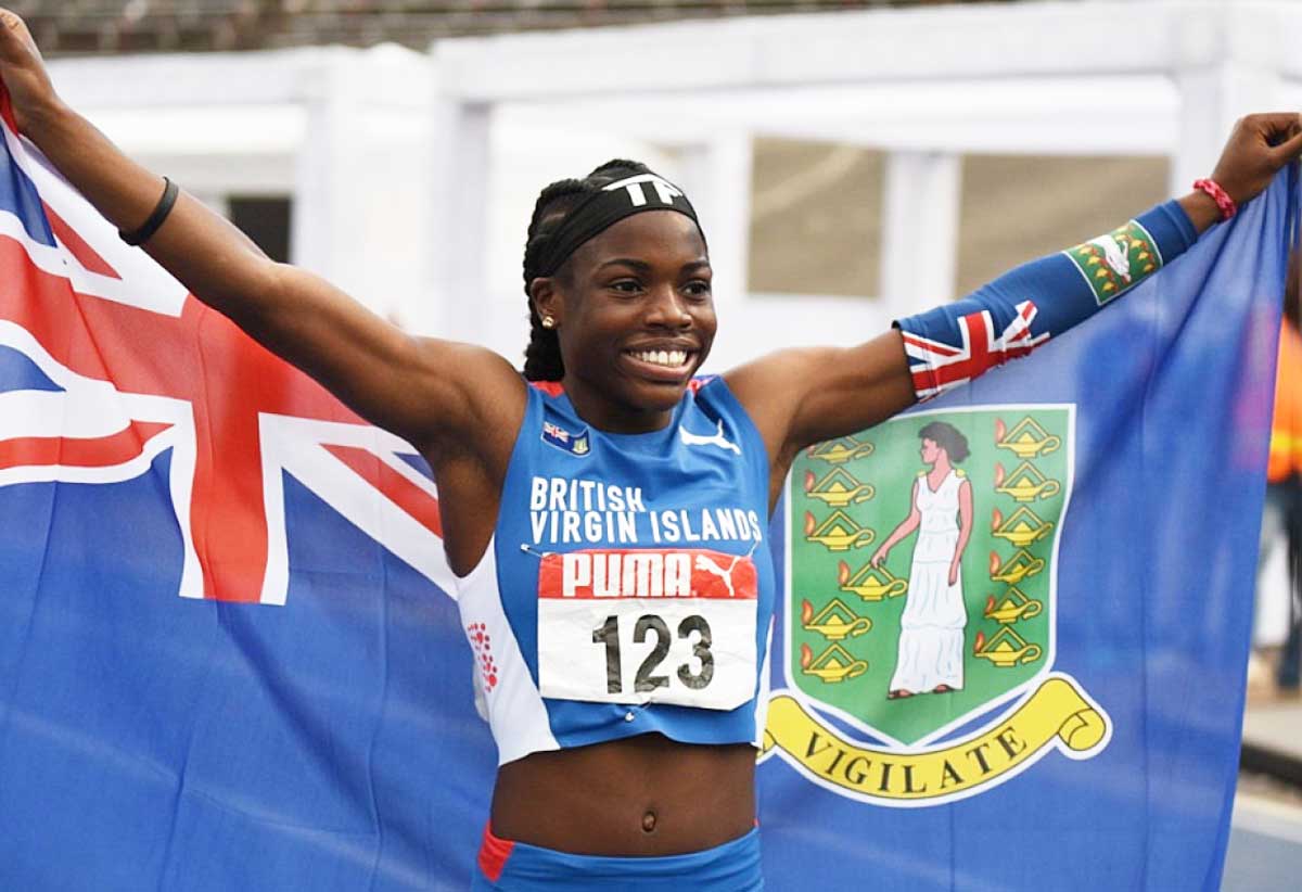 Adaejah Hodge of the British Virgin Islands 