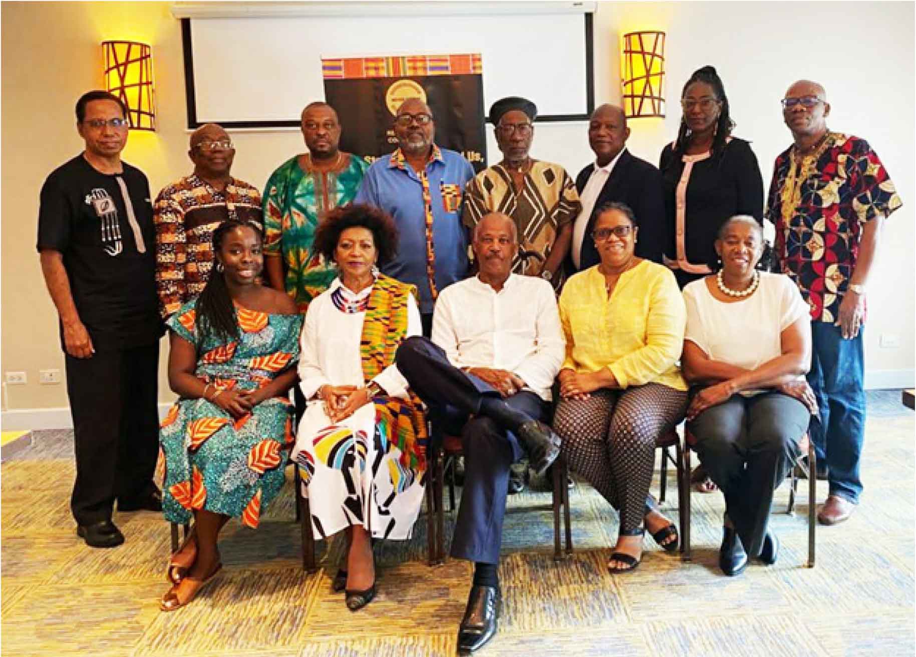 Members of the CARICOM Reparations Commission (CRC) at their March 28-29, 2022 Meeting in Barbados. (PHOTO COURTESY: CARICOM Secretariat Communications Unit)