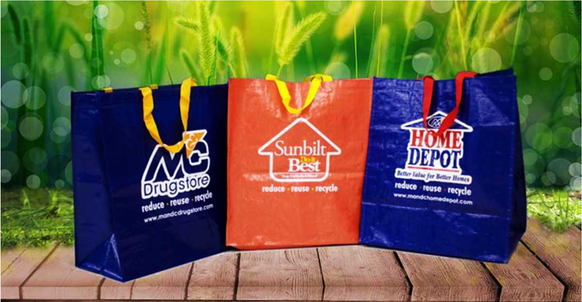For a limited time, customers will receive a FREE reusable bag with any purchase of $100 or more at any M&C Home Depot and Sunbilt locations. 