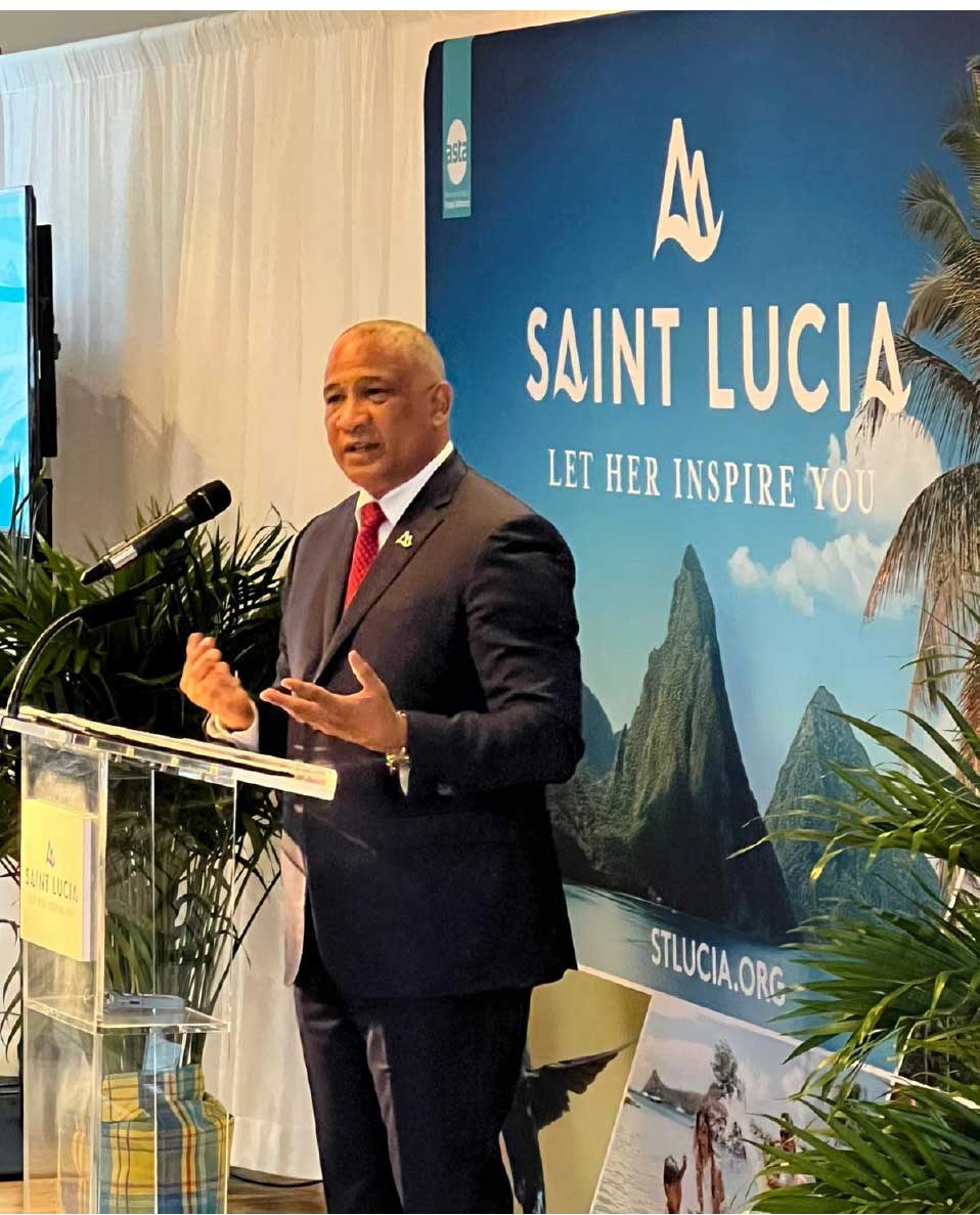 Minister Hiliare presenting in NYC.