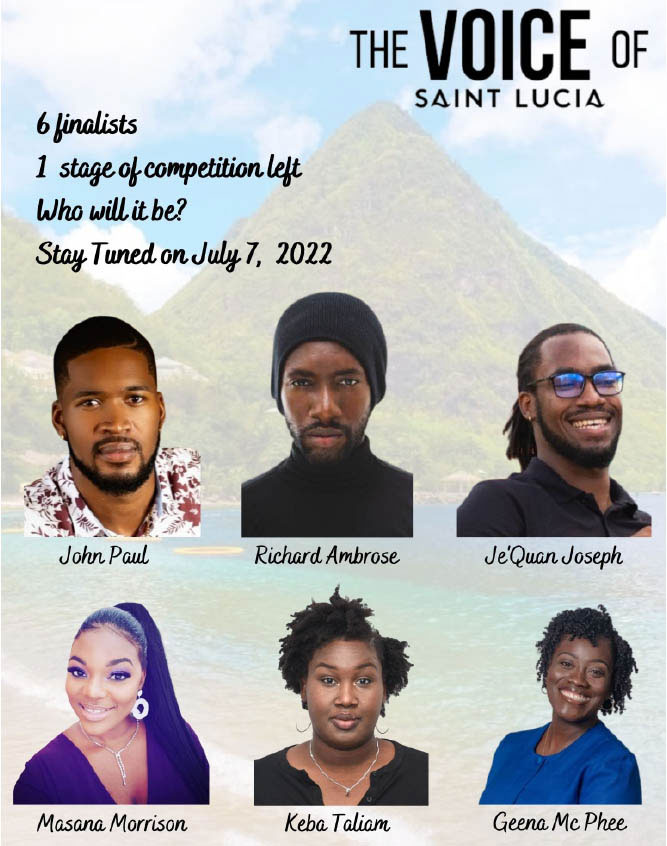 Six In Final Phase Of ‘the Voice Of Saint Lucia’ St Lucia News From The Voice