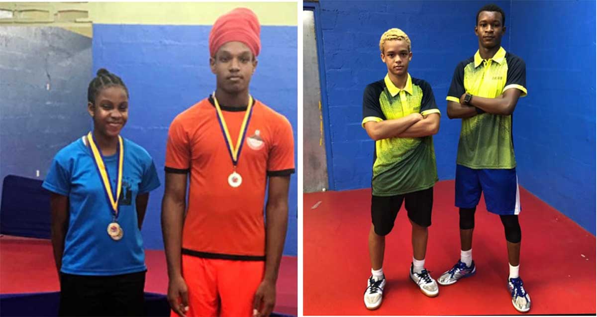 Men’s Team Champions -- right to left -- De Andre Calderon and Stephen Steele