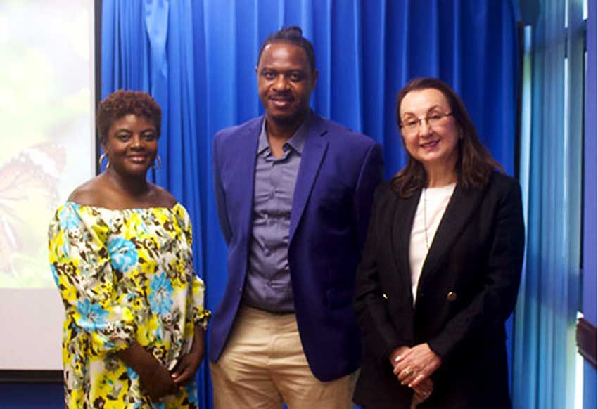 Left: Founder & CEO of Wayaj, Nelly Gedeon. Center: CEO of SLUNCF, Craig Henry. Right: Chairwoman of SLUNCF, Karolin Troubetzkoy 