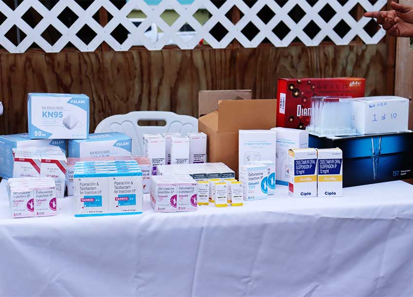 Health Sector Receives Vehicles