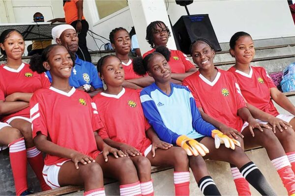 LHCSS –champions of inaugural Secondary Schools Girls Football Festival.