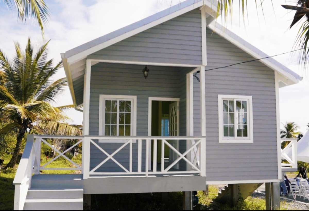 House donated to Choiseul residents through ISL developmental project.