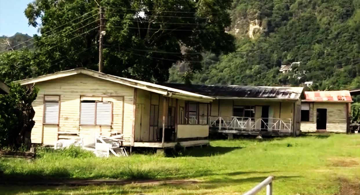 One of the buildings on the school’s compound used by students.