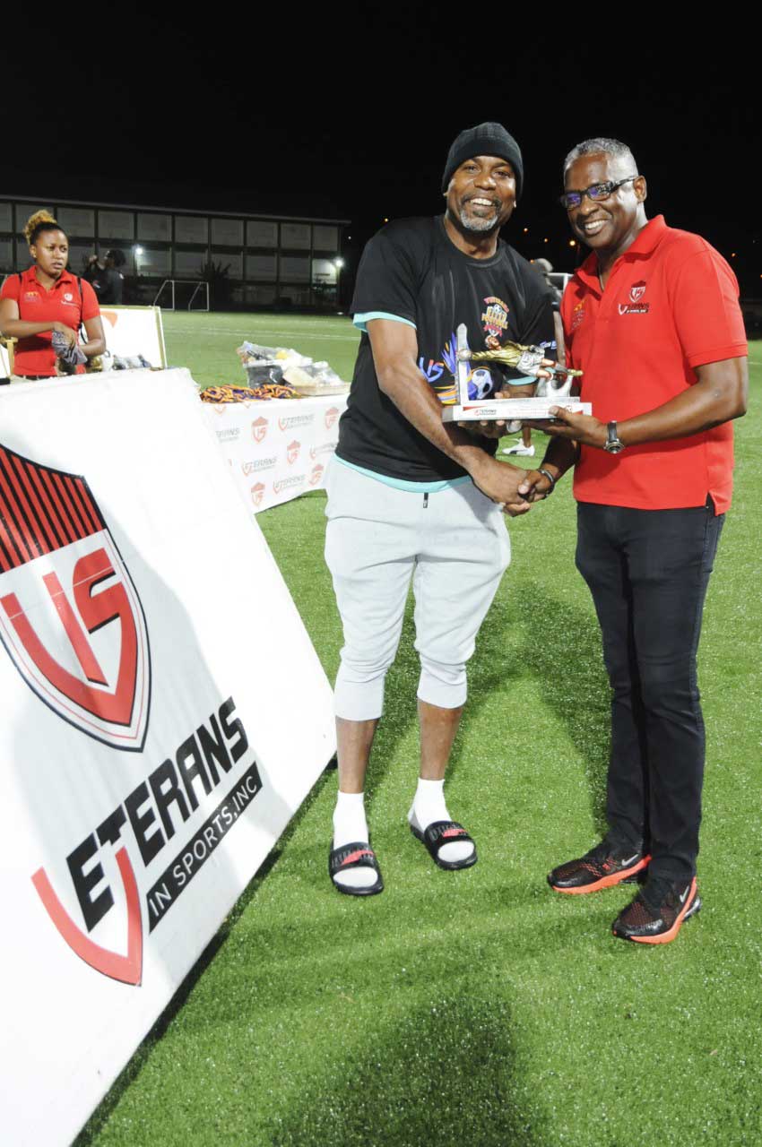 Vilan Edward was awarded the Best Goal – Keeper prize… PHOTO CREDIT: Dave Pascal