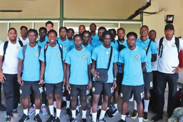 A youthful National Men’s Senior Squad left for Grenada…