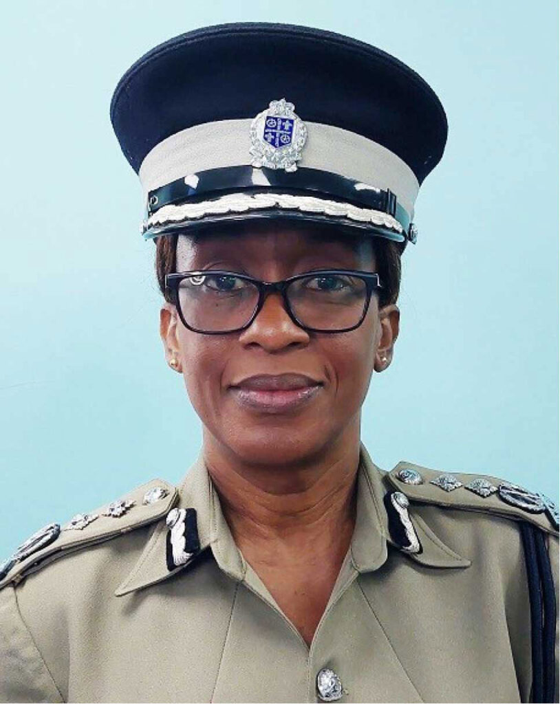 Commissioner of Police Crusita Descartes-Pelius