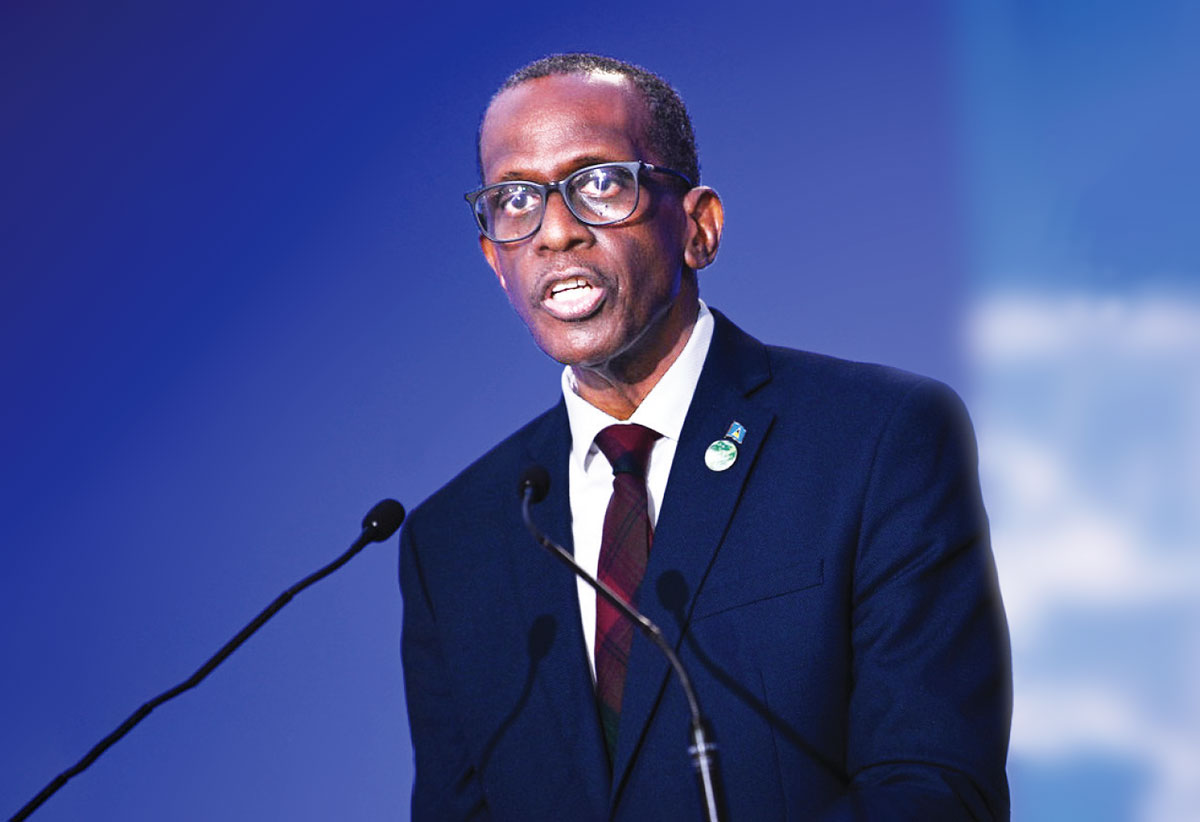 Prime Minister, Hon. Phillip J. Pierre