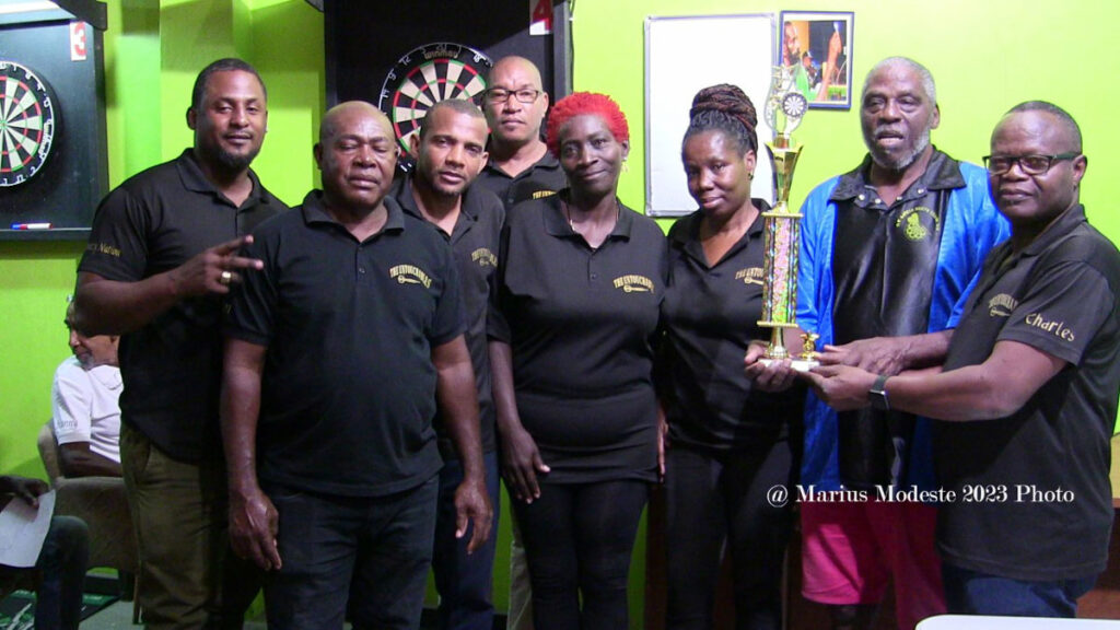 Untouchables A, champions of Independence Darts 501 contest.