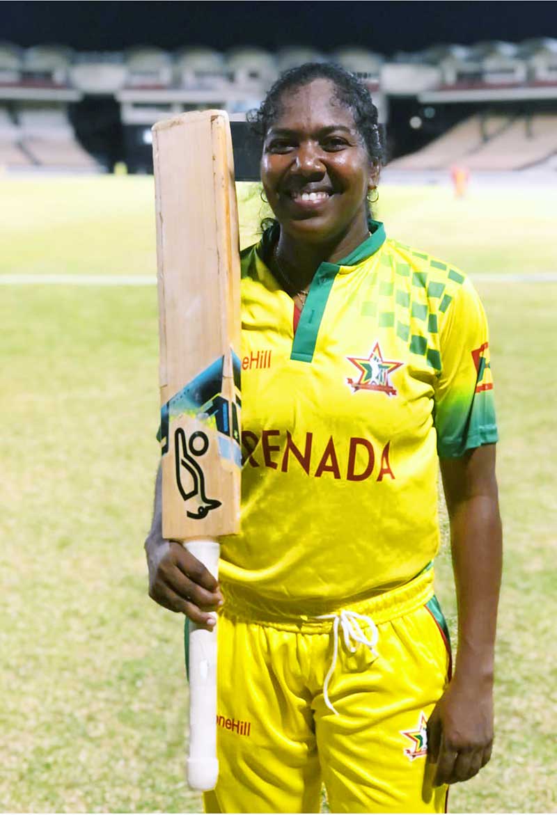 Afy Fletcher – Skipper Grenada Snr. Women Cricket Team 