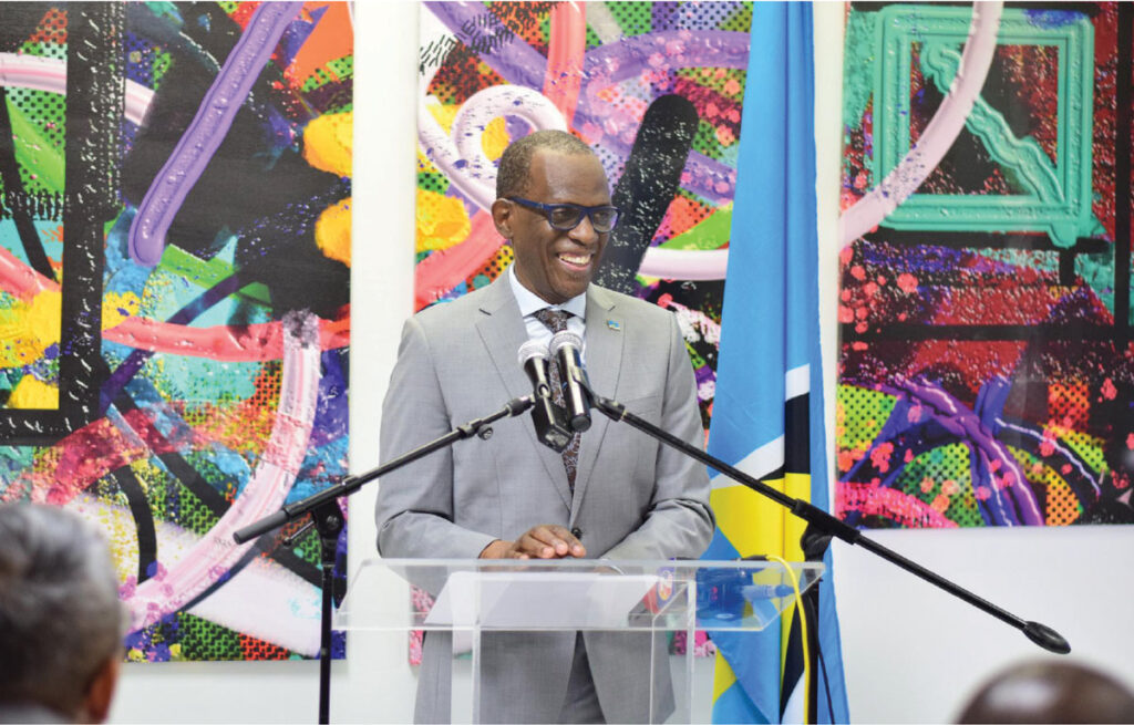 Prime Minister Hon. Philip J Pierre.