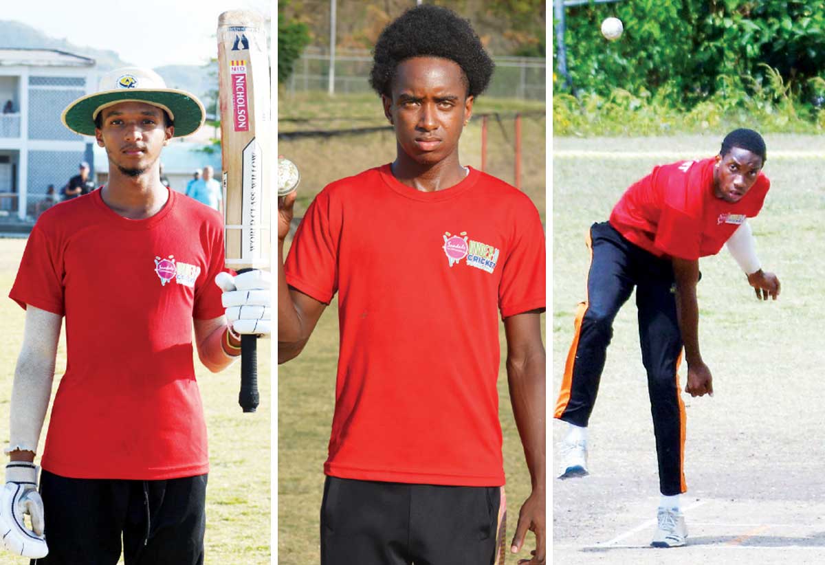 [L-R] Khan Elcock, Royce Paul & Tarrique Edward