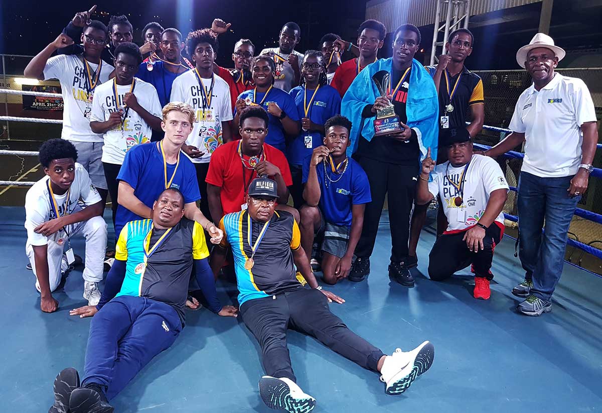 Team Saint Lucia triumphant in Champion of Champions Boxing Challenge.