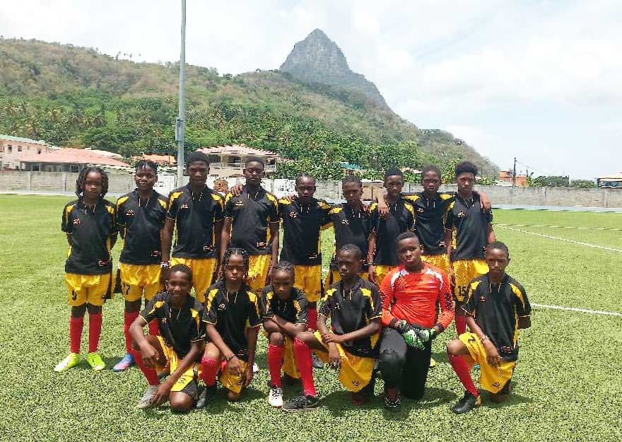 Soufriere Primary football team …