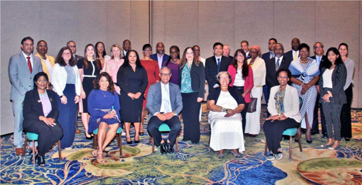 Tourism and health stakeholders in the Bahamas last month.