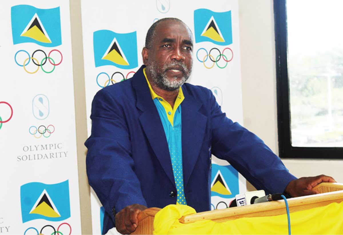 President of the St. Lucia Olympic Committee (SLOC) Inc., Alfred Emmanuel.