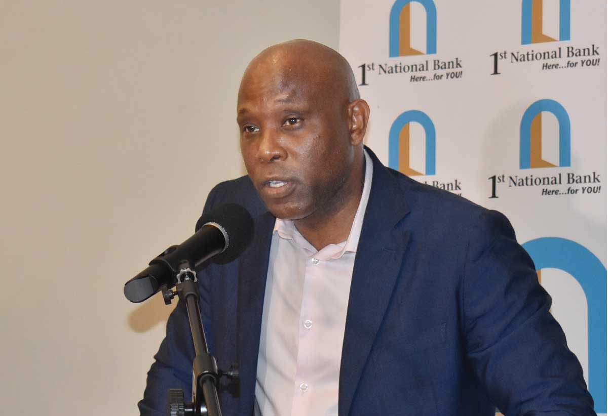 Fletcher St Jean 1st National Bank of St Lucia Managing Director