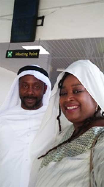 Mr. & Mrs Karlis Noel in Dubai.