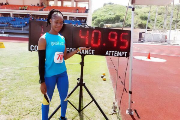 Naya Jules won Gold in Girls Under-17 Javelin