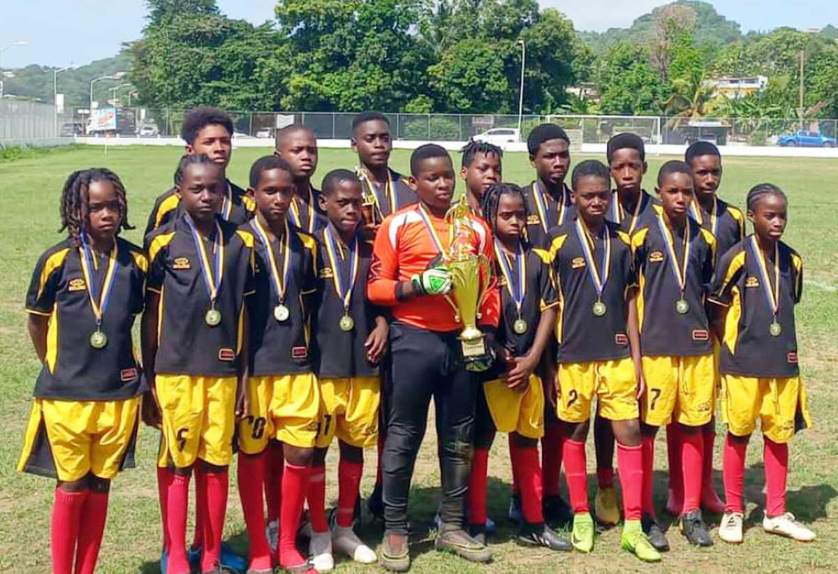 Soufriere primary school winning team.