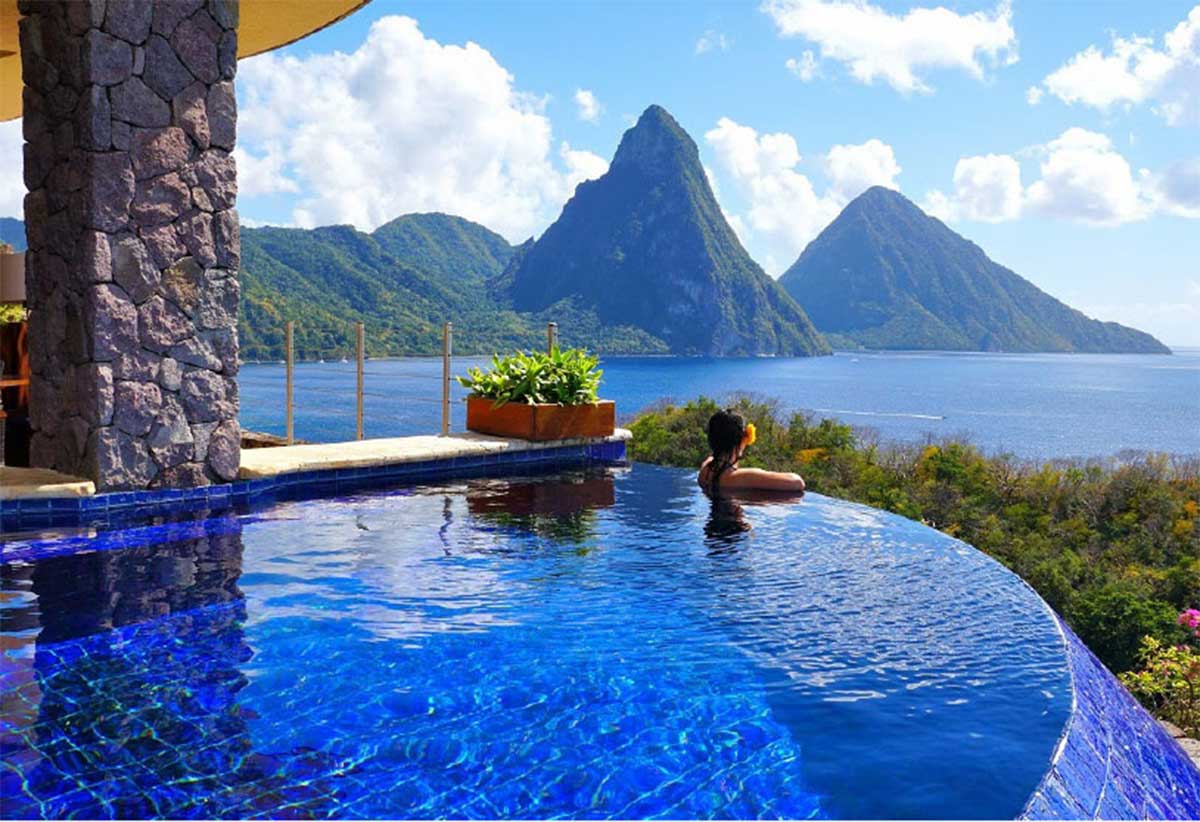 A view from Jade Mountain