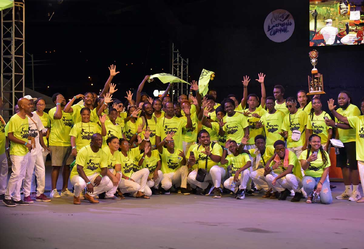 Members of Courts Babonneau Steel Orchestra