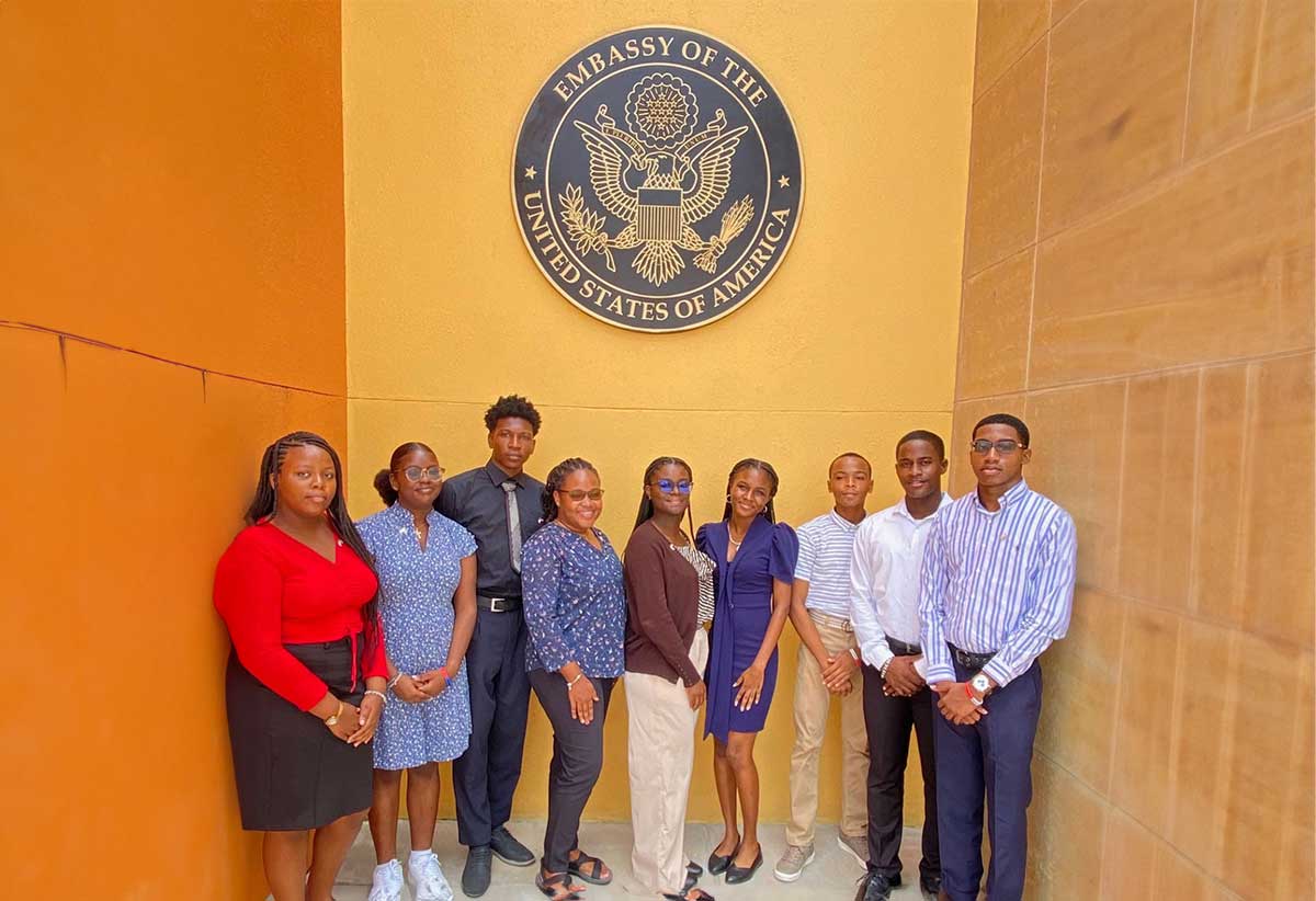 Caribbean Youth Ambassadors Head to America