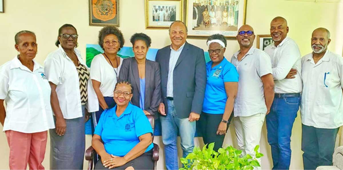 Officials from the Castries Constituency Council (CCC) and the Martiniquan delegation