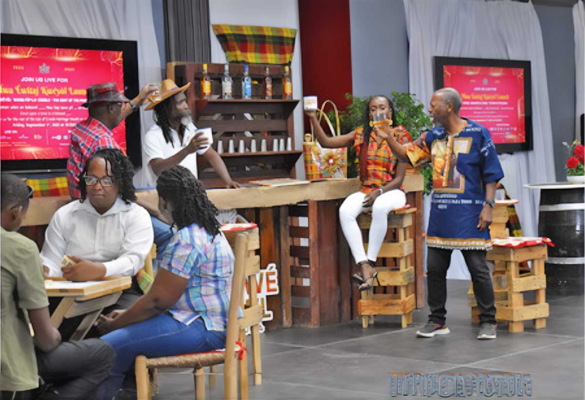 Cultural activists feature in skit at ‘Kabawe Boots’ to promote Creole Heritage Month
