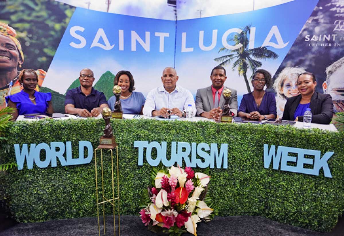 Head table and panelists at Tourism Week media launch