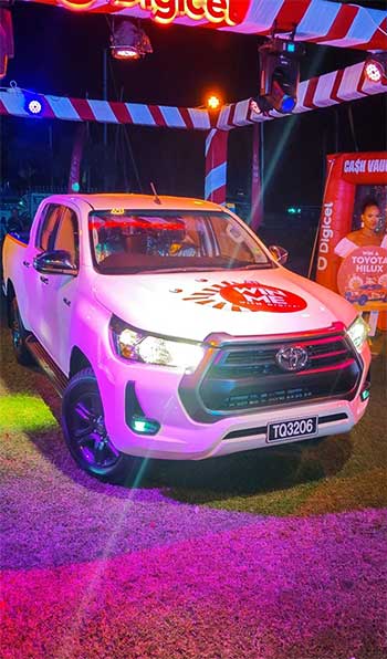 Digicel’s 2023 Toyota Hilux - Grand Prize on Offer