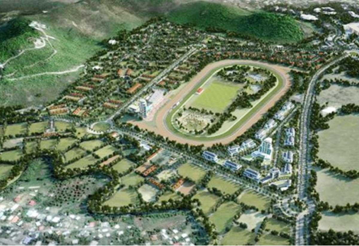 Formerly proposed DSH project incorporating the racecourse in central focus…
